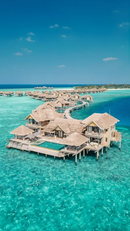 Vakkaru Maldives Main Pool Aerial